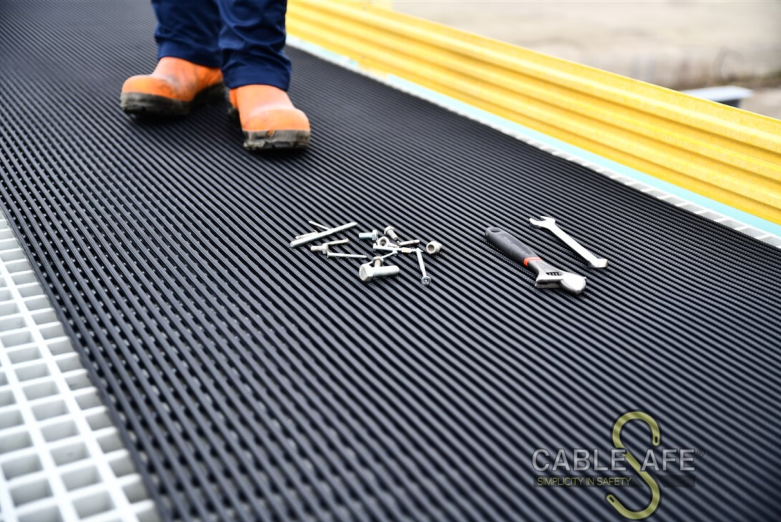 Grating Drop Object Dropped Objects Prevention Walkway Mat – Preventdrops